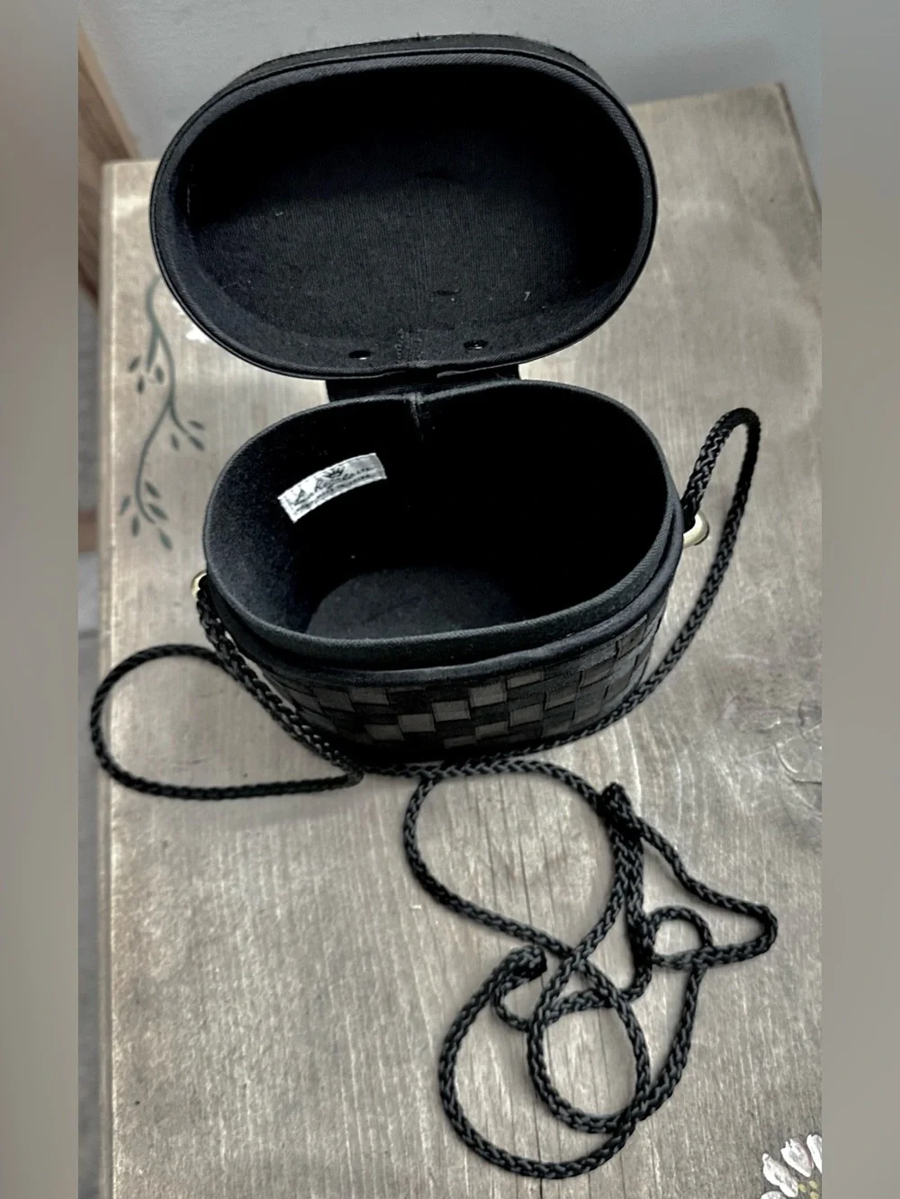 vintage cylinder evening box purse